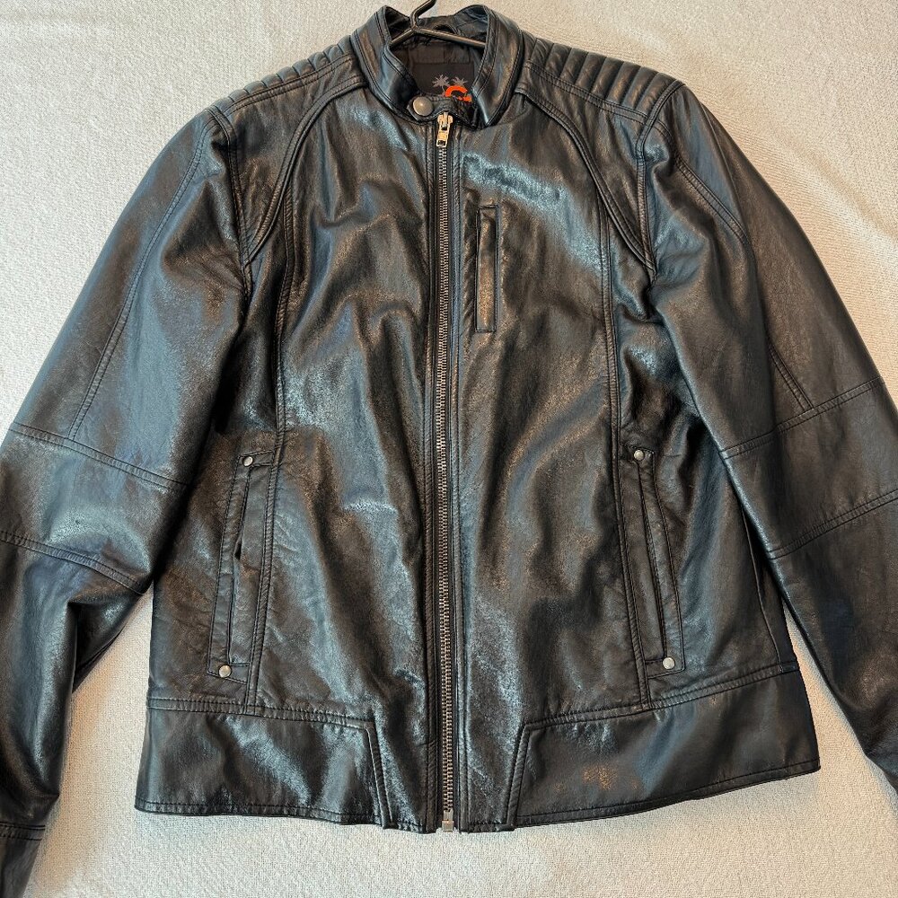 G by Guess Leather Jacket M